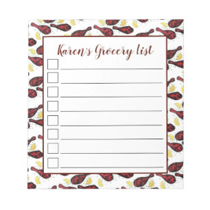 Indian Food Tandoor Cooking Tandoori Chicken Notepad