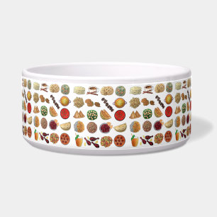 Indian Foods Dishes Cuisine of India Illustration