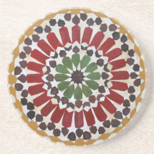 Indian Geometric Design Coaster