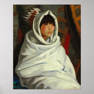 Indian Girl - Robert Henri Poster des Beaux Arts
