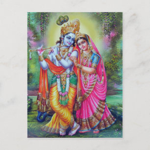 indian god postcard