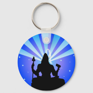 Indian god Shiva - Keychain