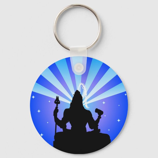Indian god Shiva - Keychain (Front)