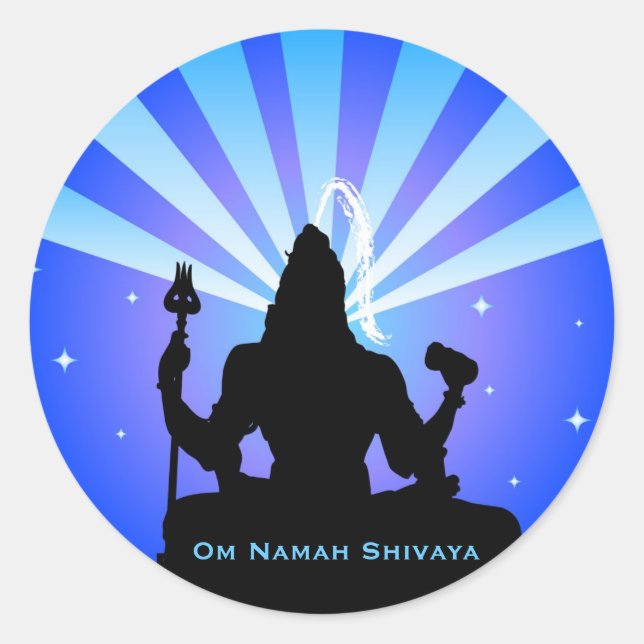 Indian god Shiva - Sticker (Front)