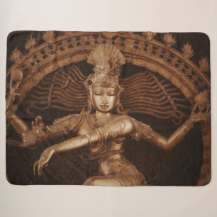 INDIAN GODDESS SHERPA BLANKET