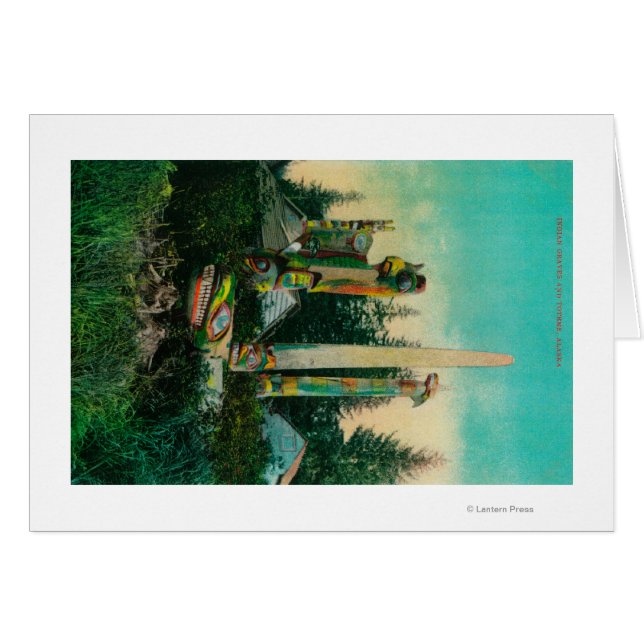 Indian Graves and Totems in Alaska StateState (Front Horizontal)