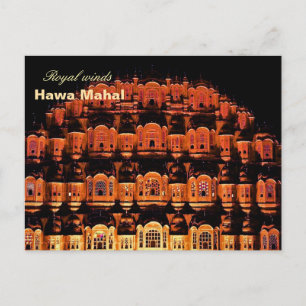 Indian Hawa mahal Jaipur post card