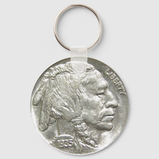 INDIAN HEAD NICKEL KEYCHAIN (Front)