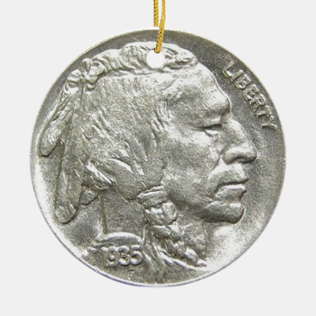 INDIAN HEAD ORNAMENT (Front)