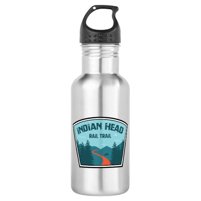Indian Head Rail Trail 532 Ml Water Bottle (Front)