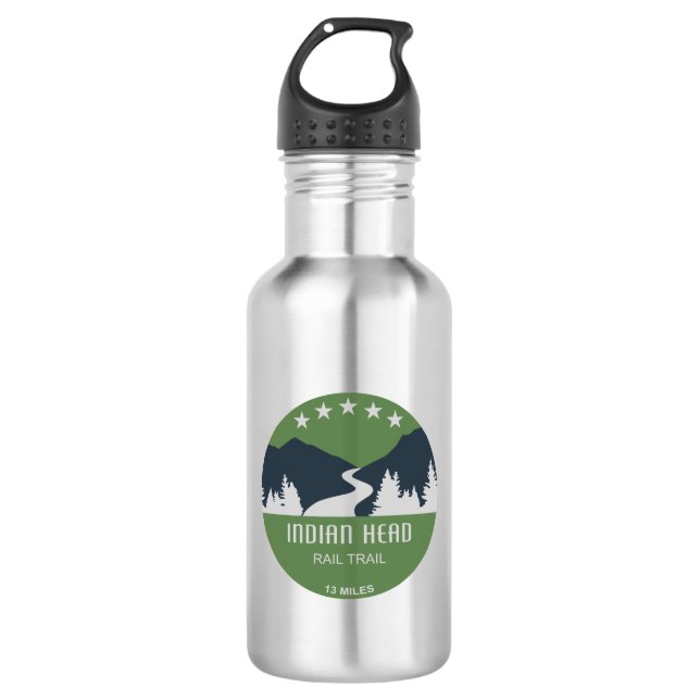 Indian Head Rail Trail 532 Ml Water Bottle (Front)