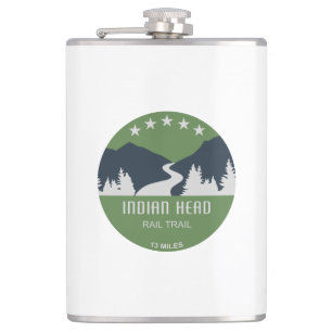 Indian Head Rail Trail Hip Flask