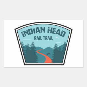 Indian Head Rail Trail Sticker