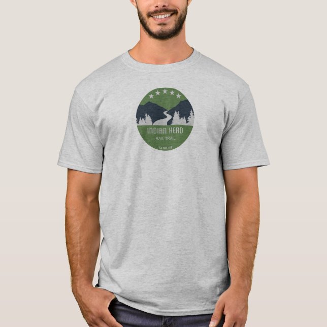 Indian Head Rail Trail T-Shirt (Front)