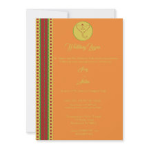 Indian Hindu Ganesh Wedding Invite Garba Mehndi