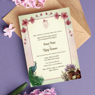 Indian Hindu Wedding Ganesha Invitation