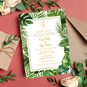 Indian Hindu Wedding Ganesha Invitation