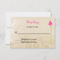 Indian Hindu Wedding Invitation RSVP