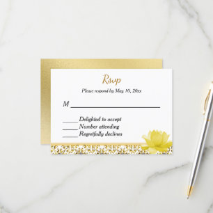 Indian Hindu Wedding Invitation RSVP