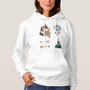 Indian Horse Sticker Set Ponny Rider Dream Catcher Hoodie