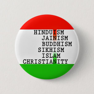 Indian Identity Religions 2 Inch Round Button