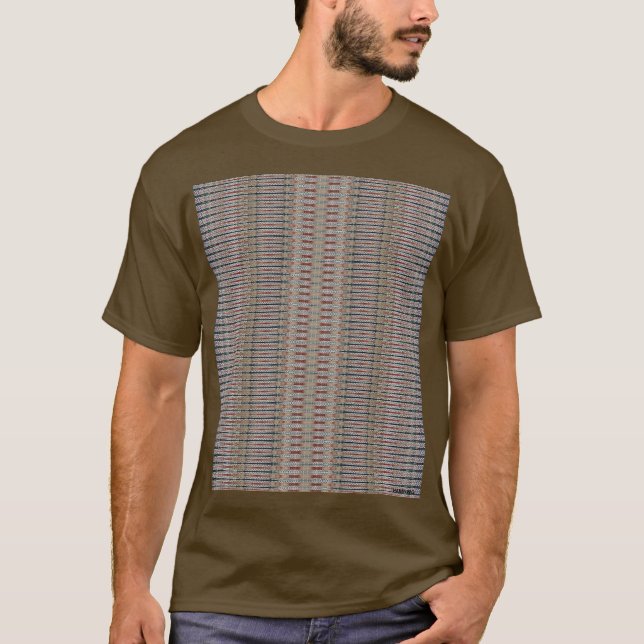 Indian Inspired Pattern Design T-Shirt HAMbWG (Front)