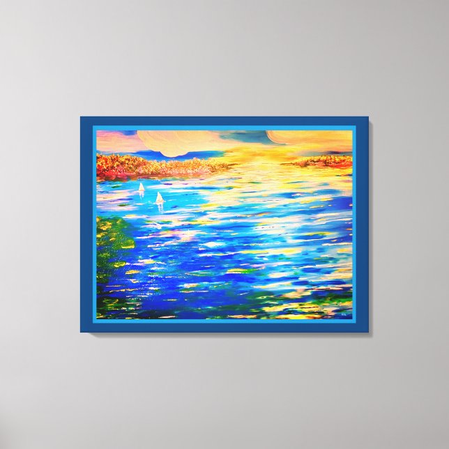 Indian Lake Canvas Print (Front)