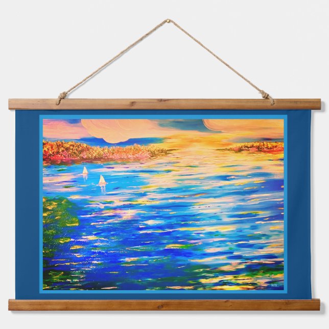 Indian Lake Hanging Tapestry (Front)