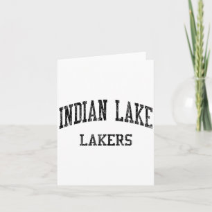 Indian Lake High School Hs Lewistown Oh Vintage Sr Card