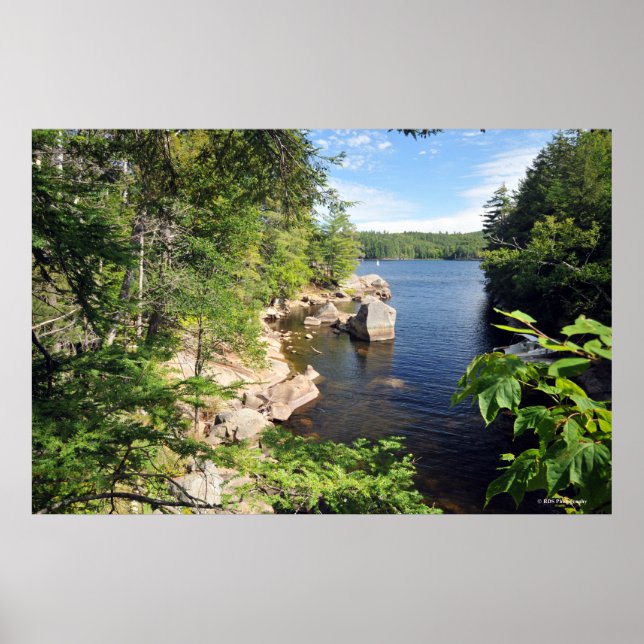 Indian Lake in the Adirondacks. print  08 103 (Front)