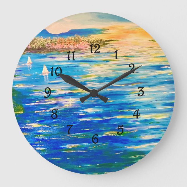 Indian Lake Large Clock (Front)