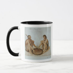 Indian Man and Woman Eating Mug