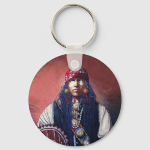 Indian Man Keychain