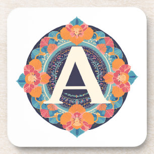 Indian Mandala Art Coaster – Handcrafted Vibrant