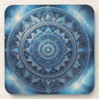 Indian Mandala Art Coaster – Handcrafted Vibrant