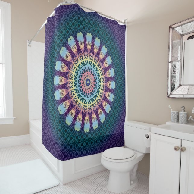 Indian Mandala Multicolor Hippy Boho Style (In Situ)