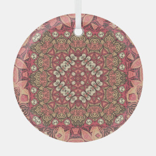 Indian medallion, boho ethnic ornament