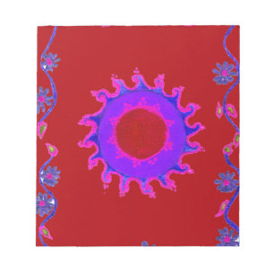Indian Motif Mendi Art Notepad