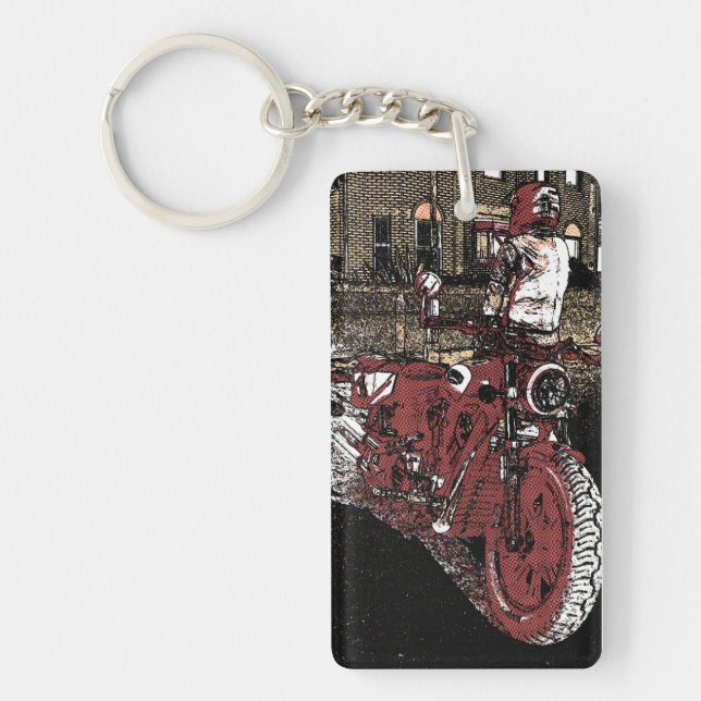 Indian MotorBike  Keychain (Front)