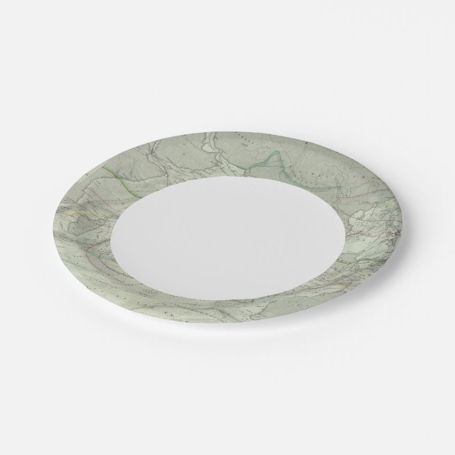 Indian Ocean 2 Paper Plate (Angled)