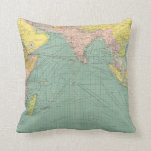 Indian Ocean 3 Throw Pillow