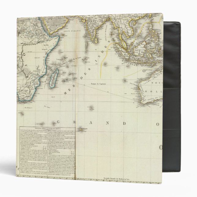 Indian Ocean Atlas Map Binder (Front/Inside)