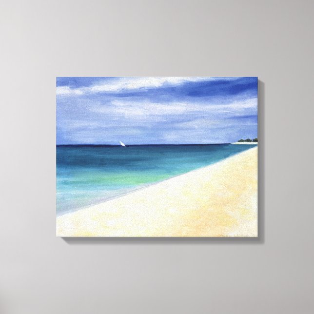 Indian Ocean II 1995 Canvas Print (Front)