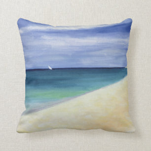 Indian Ocean II 1995 Throw Pillow