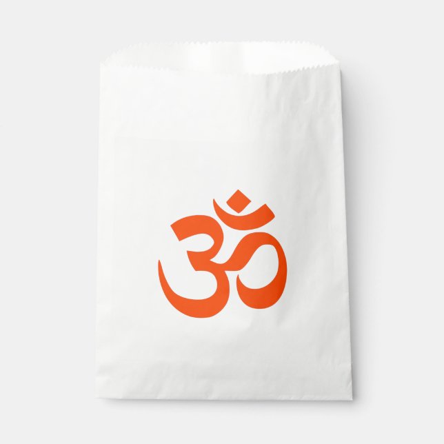 Indian Om Symbol Favour Bag (Front)
