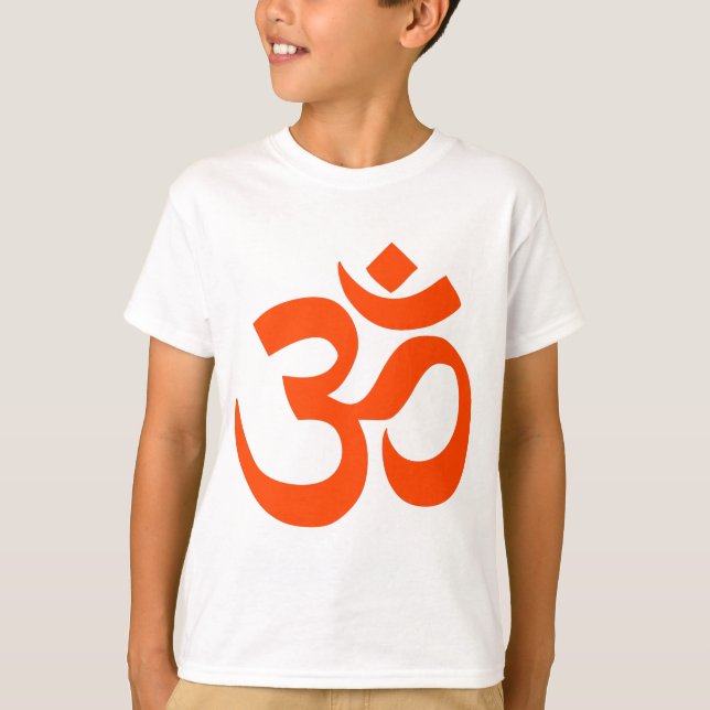 Indian Om Symbol T-Shirt (Front)
