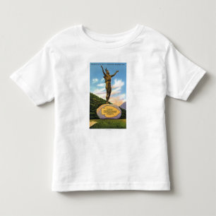Indian on the Trail Statue at Mohawk Park View Toddler T-shirt