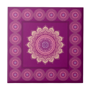 Indian ornament tile