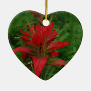Indian paint brush ceramic ornament