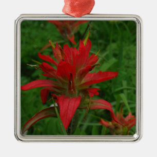 Indian paint brush metal ornament